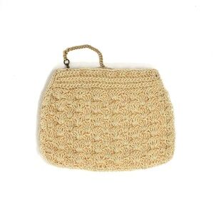 1960s vintage seed bead zippered clutch purse